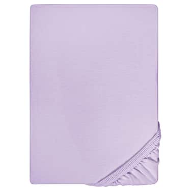 Fitted sheet microfiber interlock jersey lilac 90 x 190 - 100 x 200 cm 180 x 200 - 200 x 200 cm