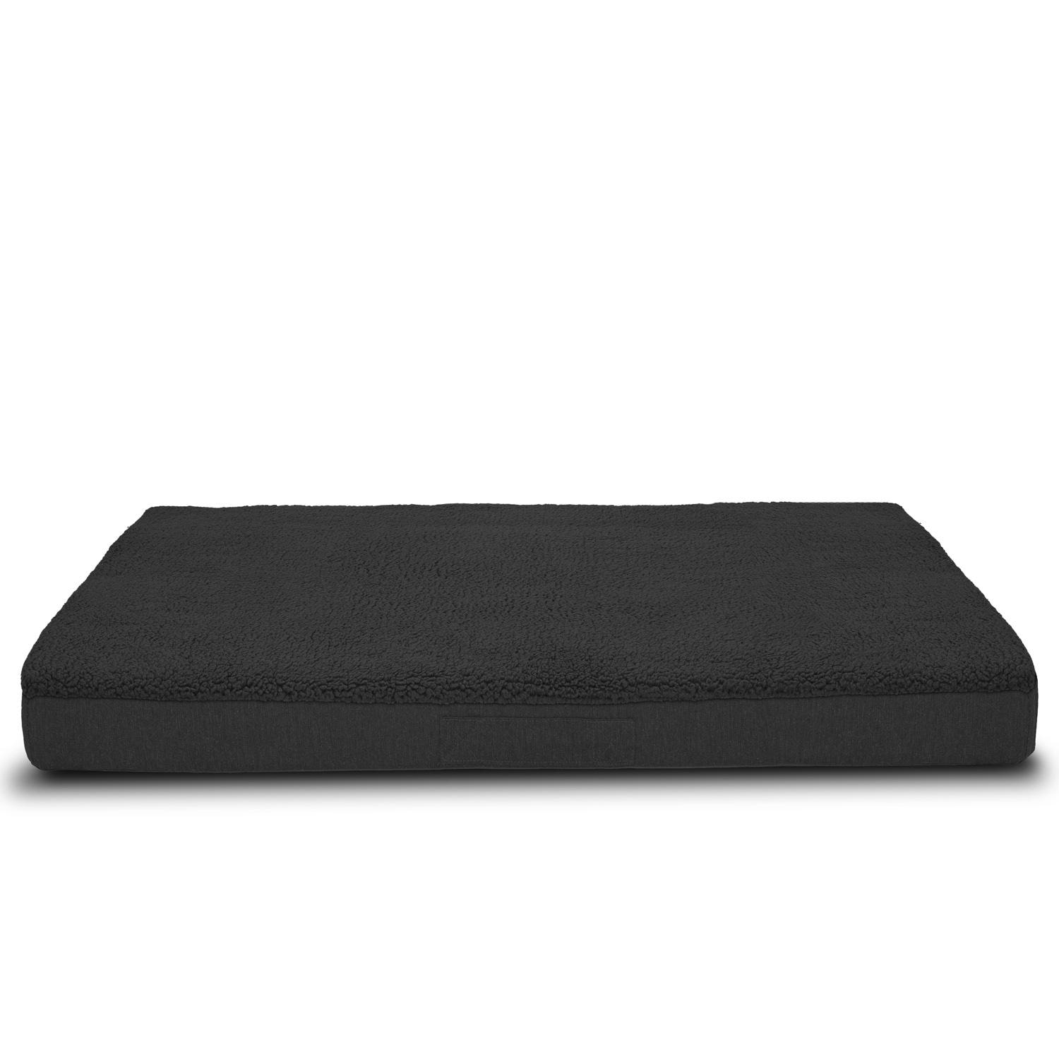 View – Petzzz ergonomic dog cushion Leo XL 120 x 75 x 10 cm black