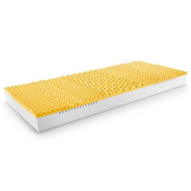 7-zone viscoelastic mattress Sleezzz Smart 90 x 200 cm, height 18 cm, firmness level H3 with air memory foam + CloudComfort Basic microfiber pillow 40 x 80 cm