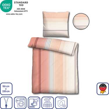 Double pack Castell biber bed linen 155 x 220 cm + 80 x 80 cm