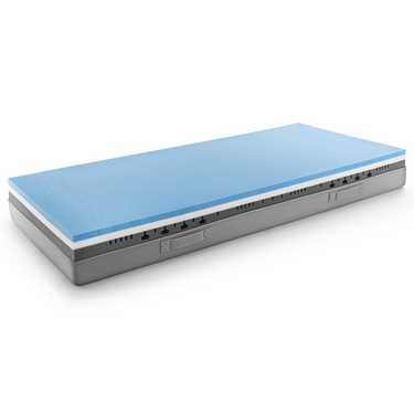 Matelas viscoélastique Sleezzz Premium 80 x 200 cm, hauteur 20 cm, degré de fermeté H2/H3, avec poignées réversibles