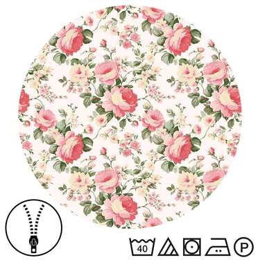 Doppelpack CloudComfort Basic Mikrofaser Bettwäsche Camelie 135 x 200 + 80 x 80 cm