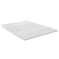 2,5 cm Komfortschaumtopper Sleezzz® Basic 80 x 200 cm mit 7-Zonen-Wellensteppung und Eckgummis