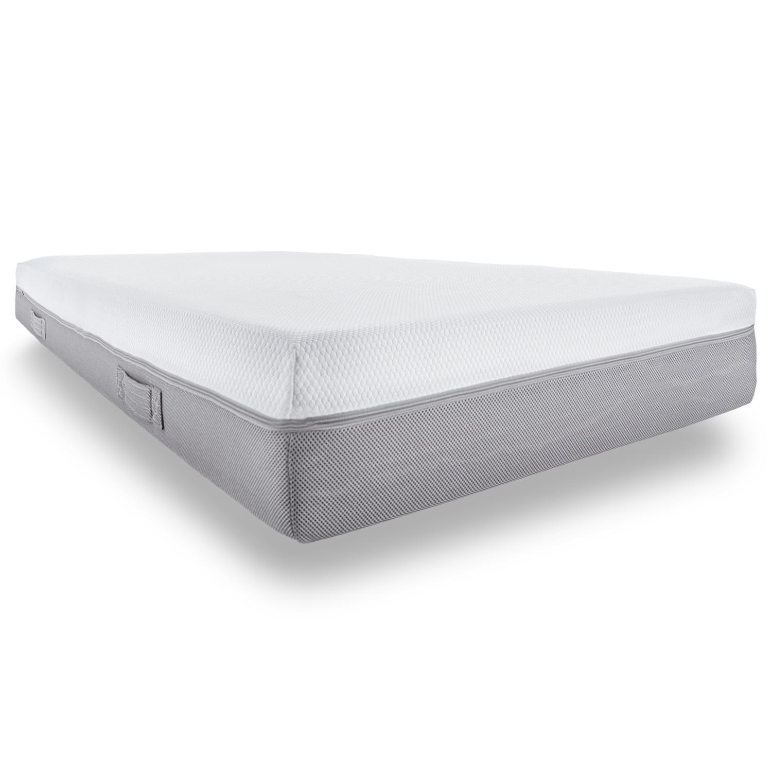 Sleezzz Premium viscoelastic mattress 100 x 200 cm, height 20 cm, firmness level H2/H3, with reversible handles