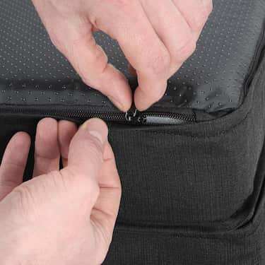 100 x 70 x 27 cm orthopaedic dog bed with backrest size M