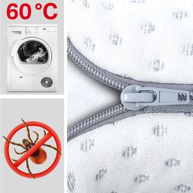 Cold foam topper Supportho Premium topper 180 x 200 cm H3, height 9 cm, firmness level H3 with antibacterial cover