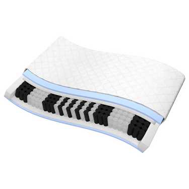 7-zone pocket spring mattress Sleezzz Smart 180 x 200 cm, height 21 cm, firmness level H2/H3