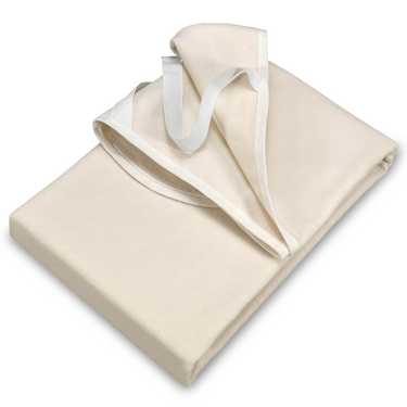 Sleezzz Basic Molton protector de colchón 90 x 190 cm, protector de colchón de algodón 100%, colores naturales, tensión fija