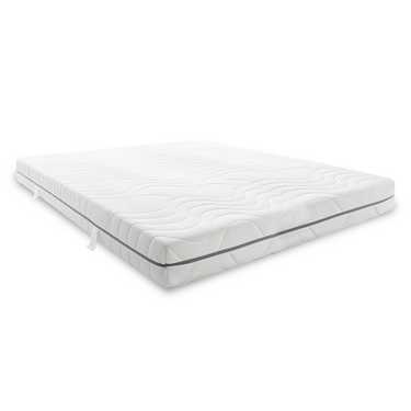 Colchão viscoelástico de 7 zonas Sleezzz Smart 140 x 190 cm, altura 18 cm, nível de firmeza H3 com espuma viscoelástica