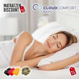 Produktbild von CloudComfort Basic Matratze 90 x 200 cm H2/H3 12 cm Höhe