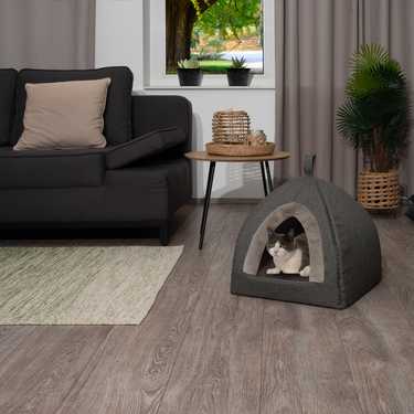 45 x 46 x 46 cm dog and cat cave with viscoelastic inner cushion