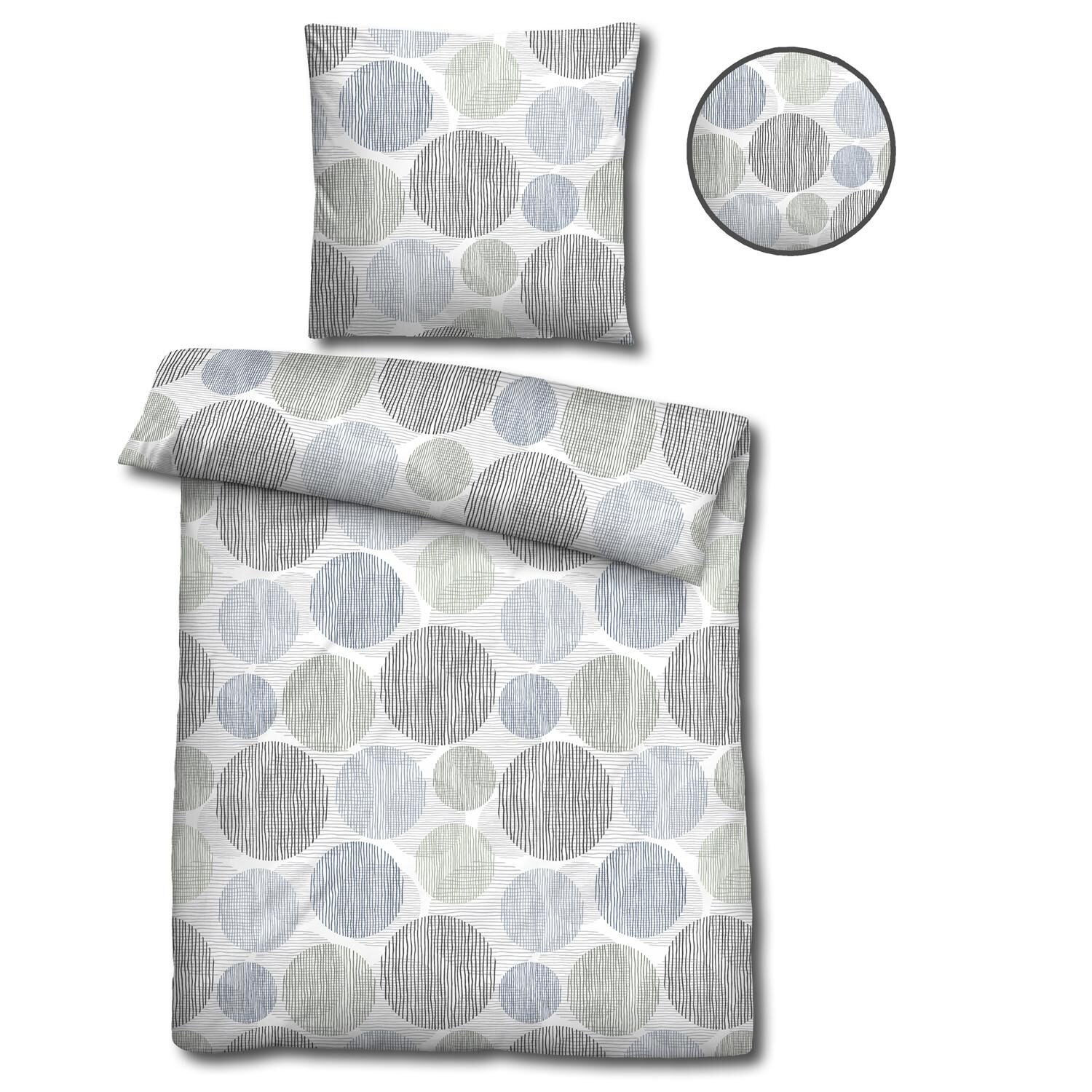 Doppelpack CloudComfort Basic Mikrofaser Bettwäsche Herzen 135 x 200 + 80 x 80 cm