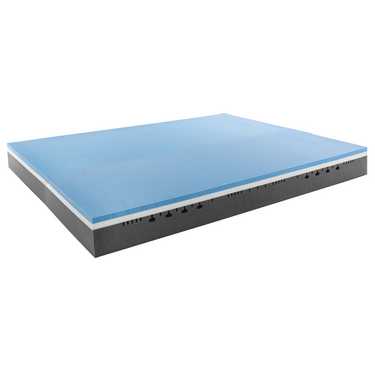 Sleezzz Premium viscoelastic mattress 120 x 200 cm, height 20 cm, firmness level H2/H3, with reversible handles + Sleezzz® Cool cooling effect pillow free of charge