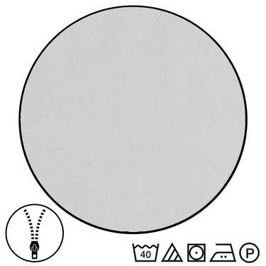 Doppelpack CloudComfort Basic Wendebettwäsche hellgrau/weiß 135 x 200 + 80 x 80 cm