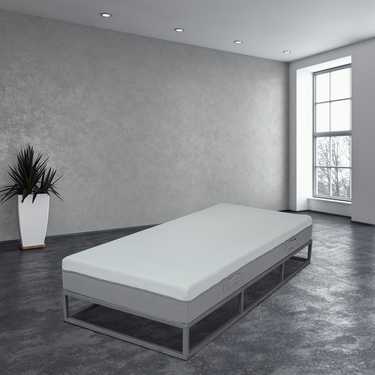 Materasso viscoelastico Sleezzz Premium 100 x 200 cm, altezza 20 cm, livello di rigidità H2/H3, con maniglie reversibili