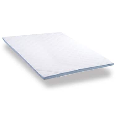 Cold foam topper CloudComfort Cool 180 x 200 cm H2/H3, height 7 cm, firmness level H2/H3, 7-zone topper with summer and winter side