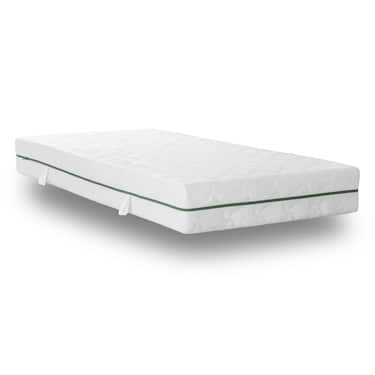 7-zone pocket spring mattress Sleezzz Smart 90 x 200 cm, height 21 cm, firmness level H2/H3 + CloudComfort Basic microfiber bed set 135 x 200 cm + 80 x 80 cm