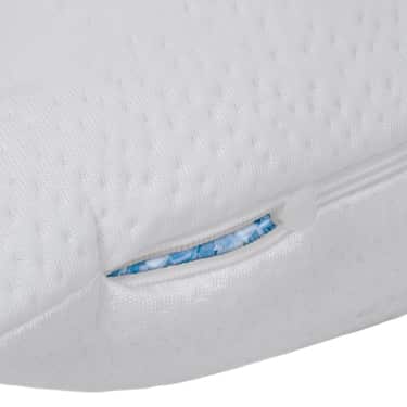 2 x Sleezzz® Premium Gelschaum Kontur- und Bauchschläfer Kissen