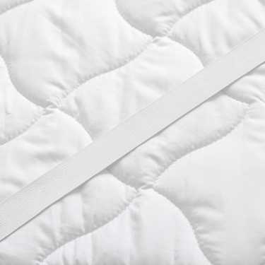 Cold foam topper CloudComfort Cool 160 x 200 cm H2/H3, height 7 cm, firmness level H2/H3, 7-zone topper with summer and winter side + Sleezzz® Cool cooling effect pillow