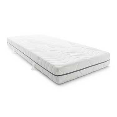 Colchão viscoelástico de 7 zonas Sleezzz Smart 80 x 200 cm, altura 18 cm, nível de firmeza H3 com espuma viscoelástica de ar