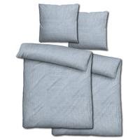 Double pack Sleezzz® muslin bed linen blue 135 x 200 cm + 80 x 80 cm