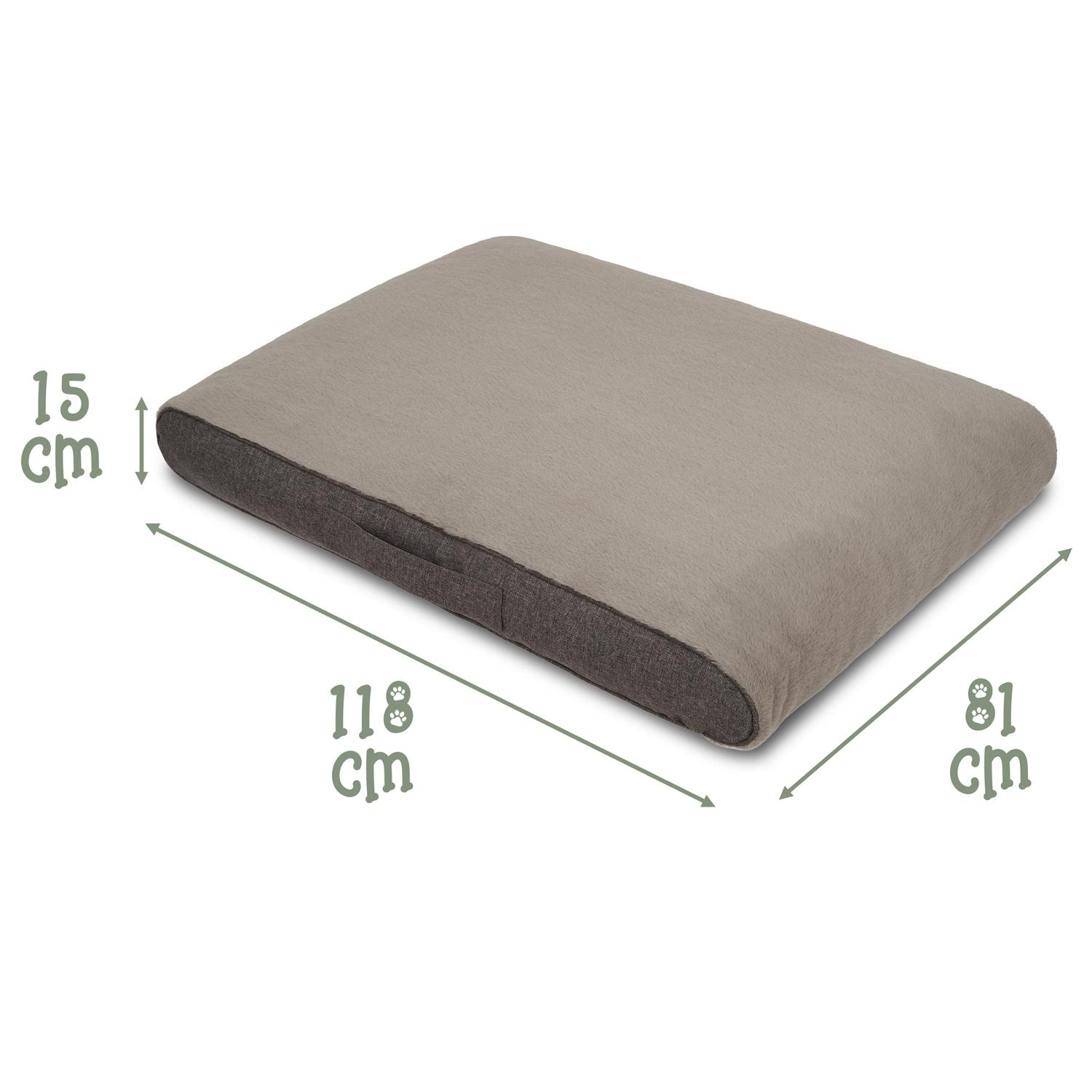 118 x 81 x 15 cm Petzzz orthopaedic dog cushion Rocky size XL