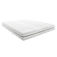 Saltea vâscoelastică cu 7 zone Sleezzz Smart 160 x 200 cm, înălțime 18 cm, nivel de fermitate H3 cu spumă cu memorie cu aer