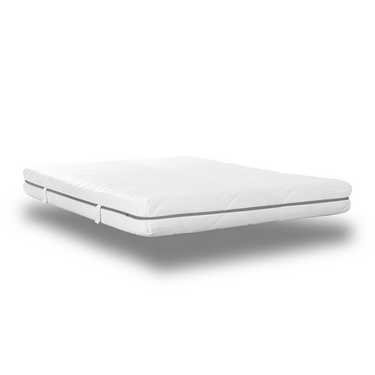 Saltea vâscoelastică cu 7 zone Sleezzz Smart 140 x 200 cm, înălțime 18 cm, nivel de fermitate H3 cu spumă cu memorie cu aer