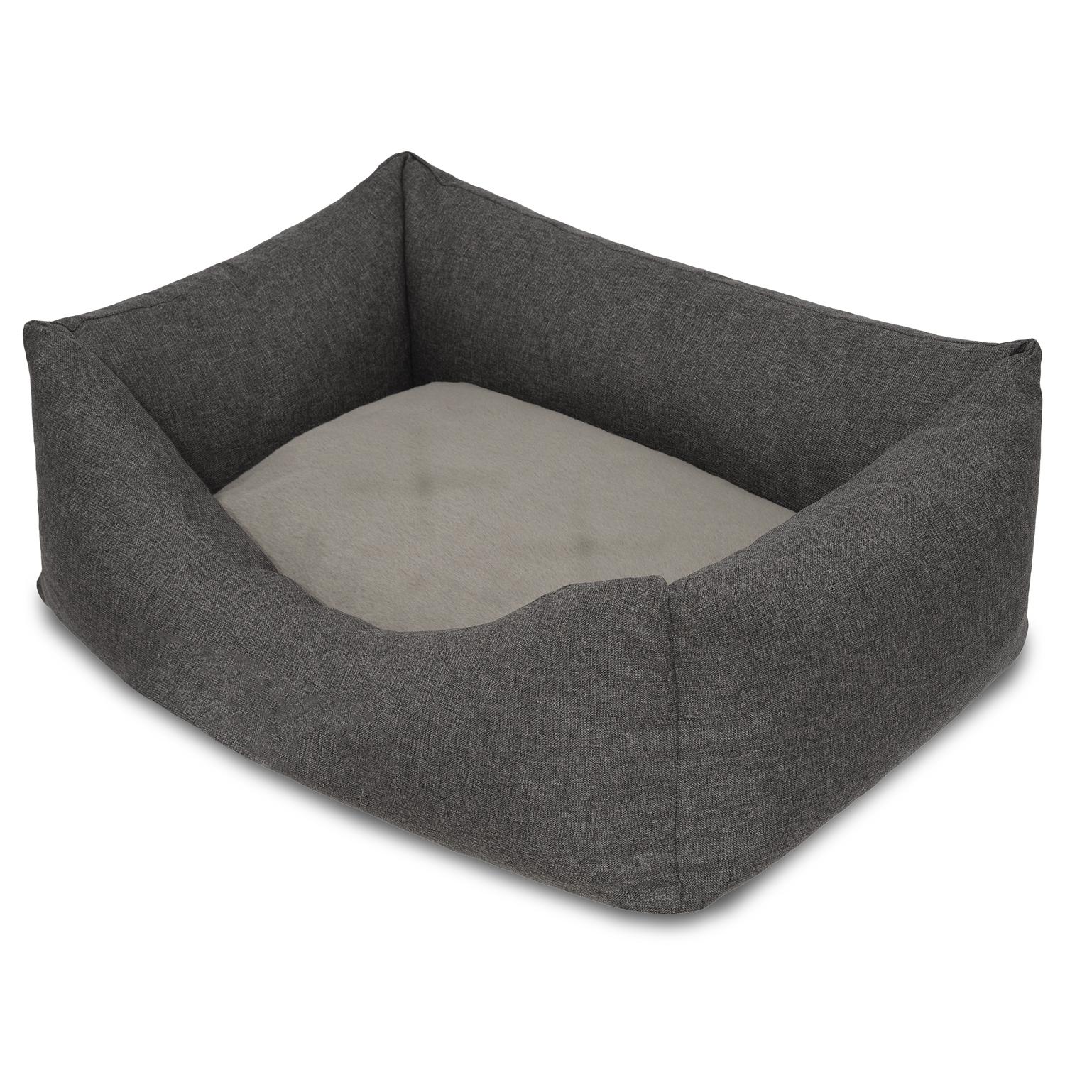 Petzzz cat and dog bed Felix S 60 x 40 x 17 cm with reversible inner cushion Petzzz cat and dog bed Felix S 60 x 40 x 17 cm with reversible inner cushion