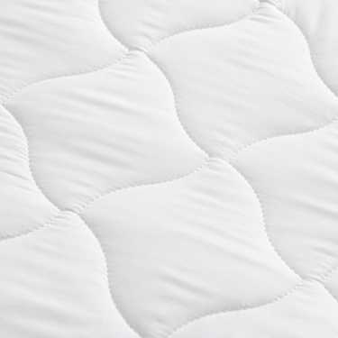 Cold foam topper CloudComfort Cool 160 x 200 cm H2/H3, height 7 cm, firmness level H2/H3, 7-zone topper with summer and winter side + Sleezzz® Cool cooling effect pillow