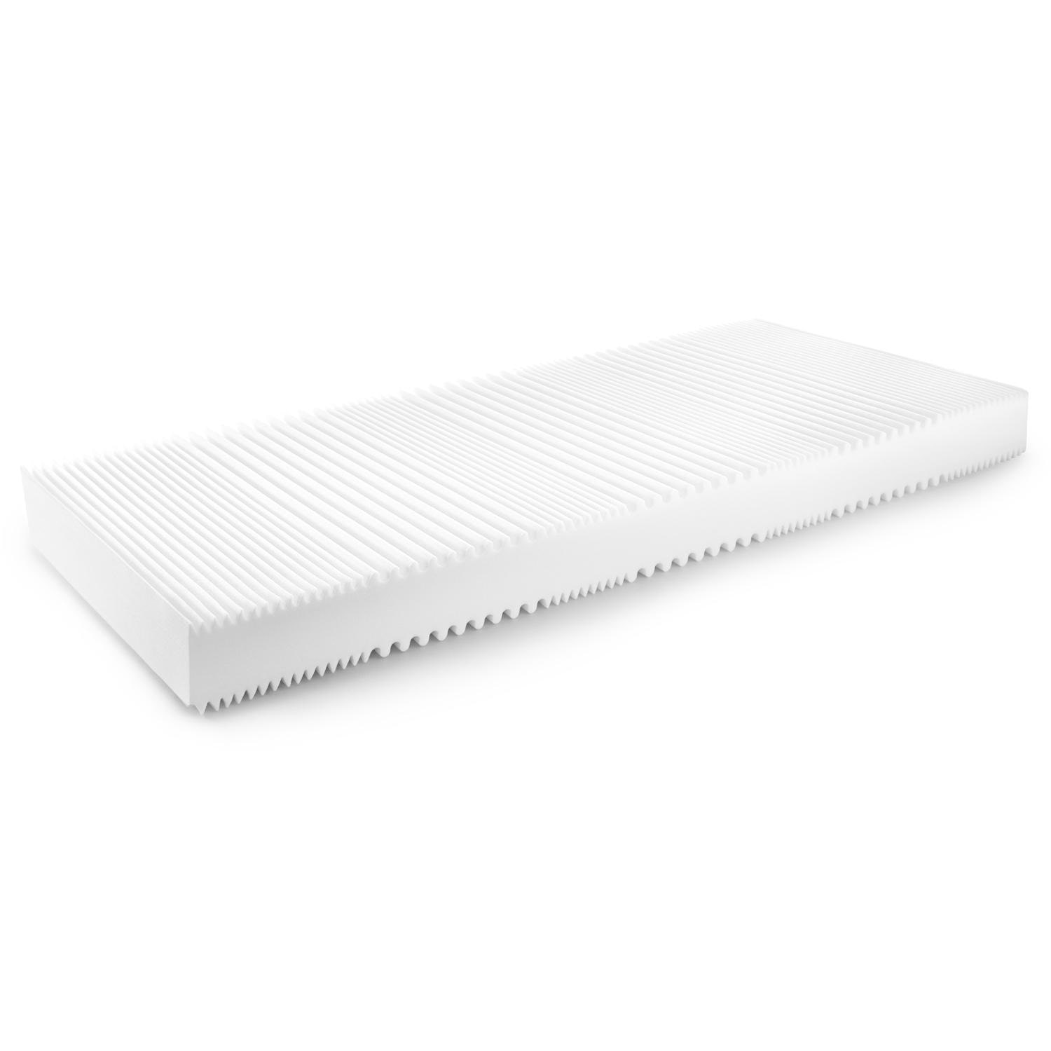 Ergonomic mattress 90x200 cm 7-zone Supportho Premium, height 18 cm, firmness level H2/H3 + mattress topper / mattress topper 90 x 200 cm