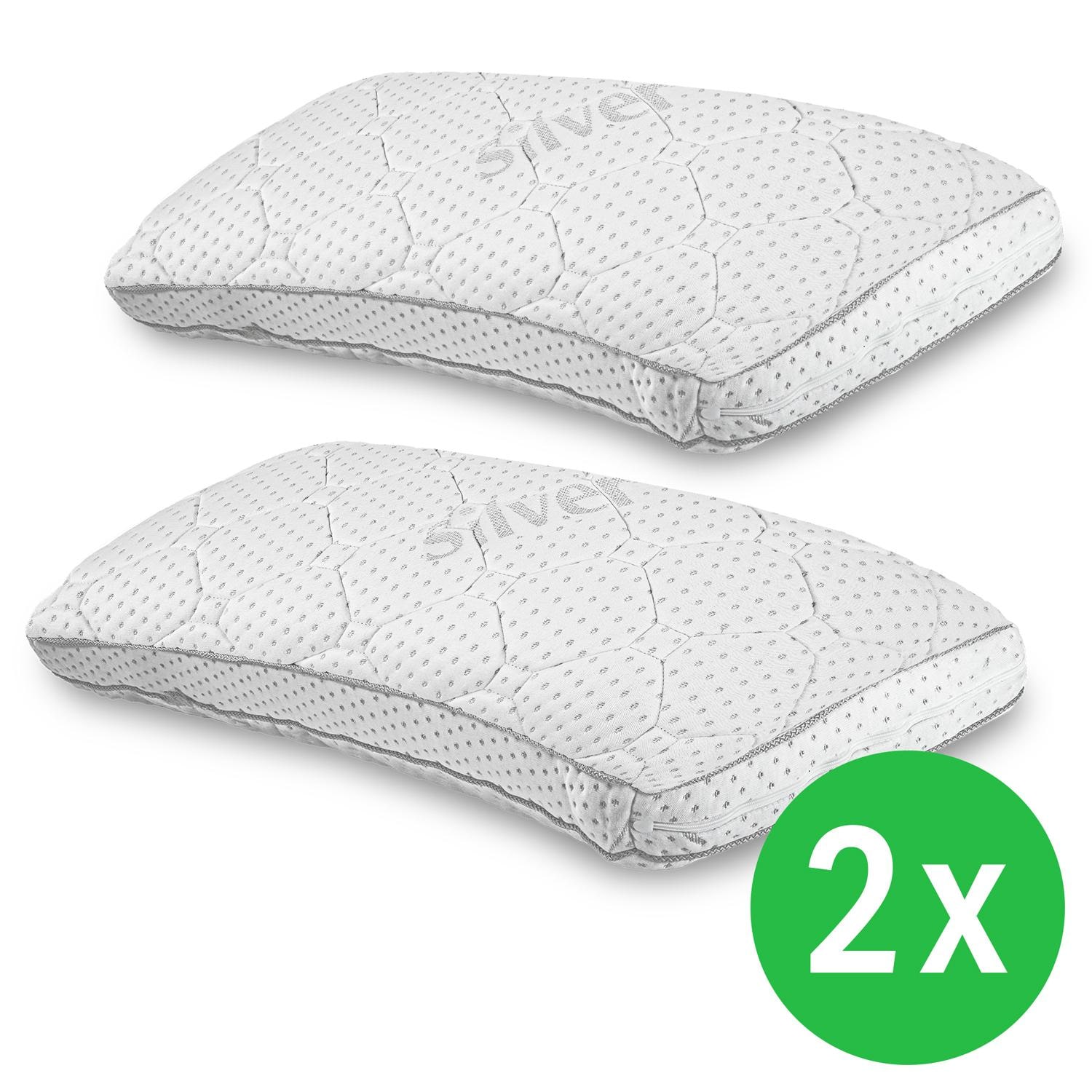 Doppelpack Supportho Viskoelastik Kissen 40 x 80 cm