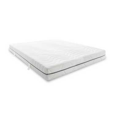 Saltea vâscoelastică cu 7 zone Sleezzz Smart 120 x 200 cm, înălțime 18 cm, nivel de fermitate H3 cu spumă cu memorie de aer