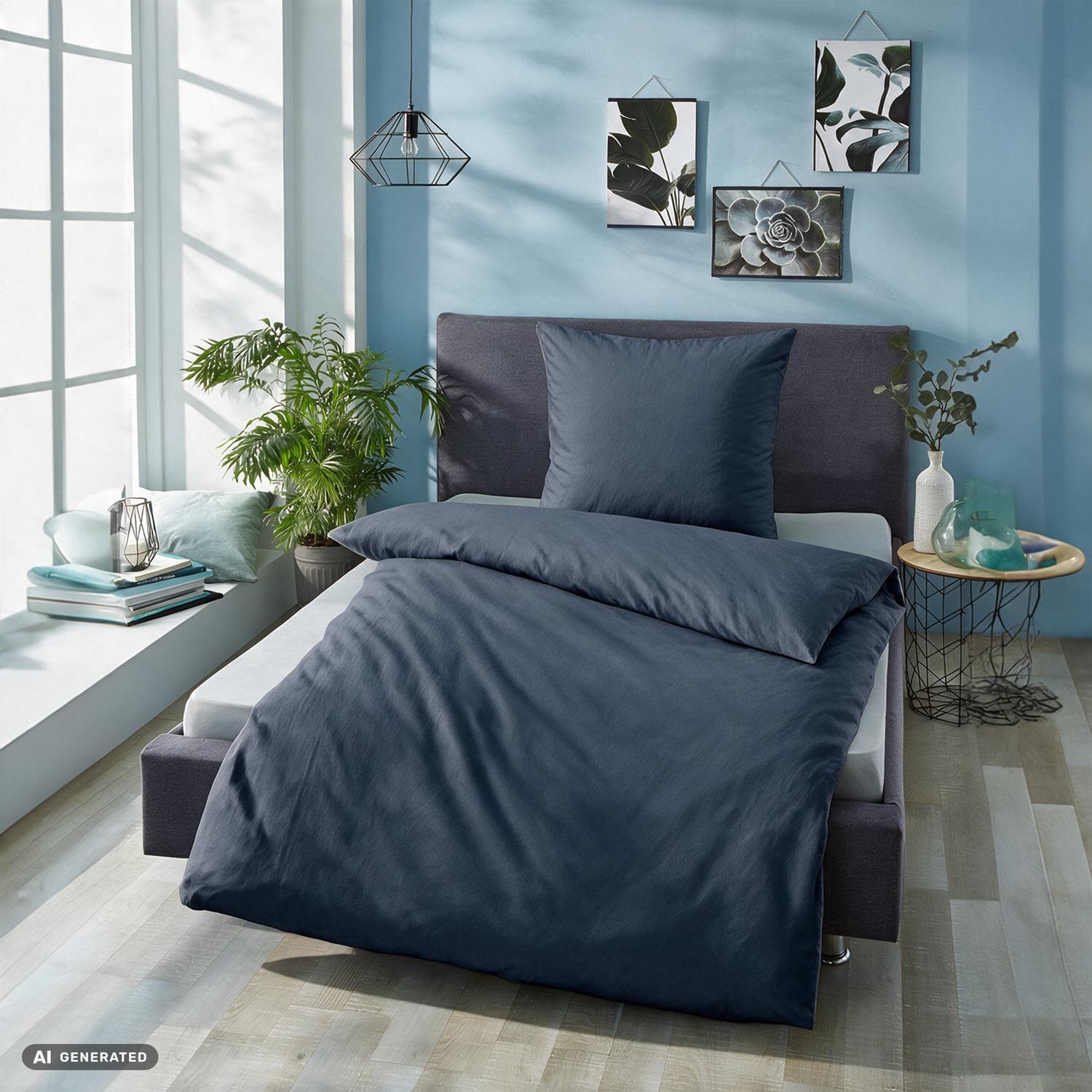 CloudComfort Basic – posteľná bielizeň z mikrovlákna, antracitová, 135 x 200 + 80 x 80 cm