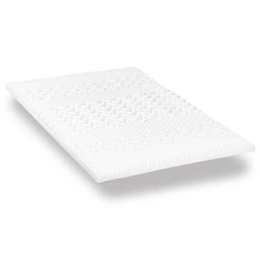 Cold foam topper CloudComfort Cool 180 x 200 cm H2/H3, height 7 cm, firmness level H2/H3, 7-zone topper with summer and winter side