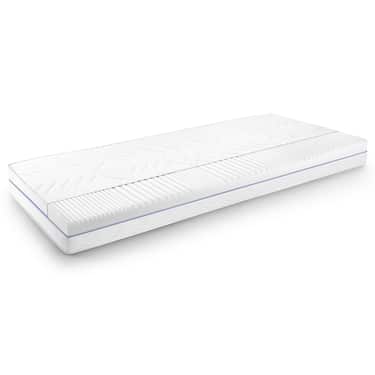 Ergonomic mattress 90x200 cm 7-zone Supportho Premium, height 18 cm, firmness level H2/H3 + CloudComfort Basic microfiber bed set 135 x 200 cm + 80 x 80 cm