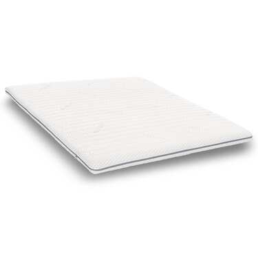 Online-Retoure Kaltschaumtopper Supportho Premium Topper 140 x 200 cm H3, Höhe 9 cm, Härtegrad H3 mit antibakteriellem Bezug