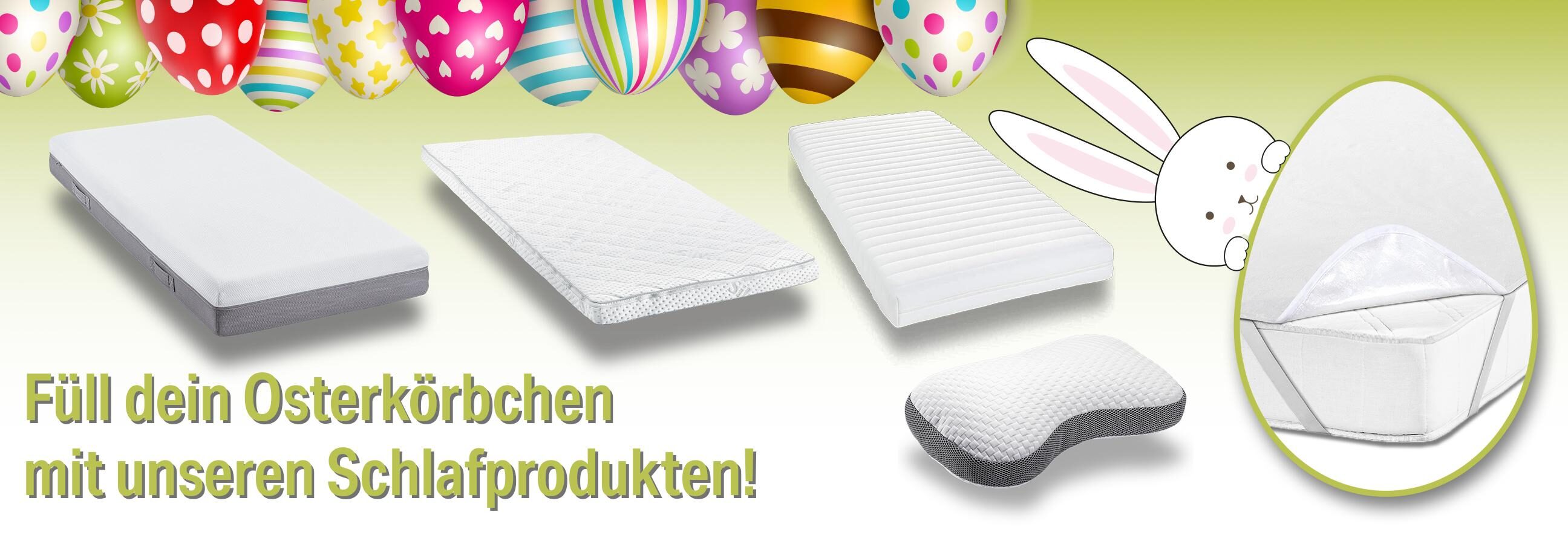 Oster-Angebote bei Matratzen - Bis zu 50% Rabatt auf Schlafprodukte