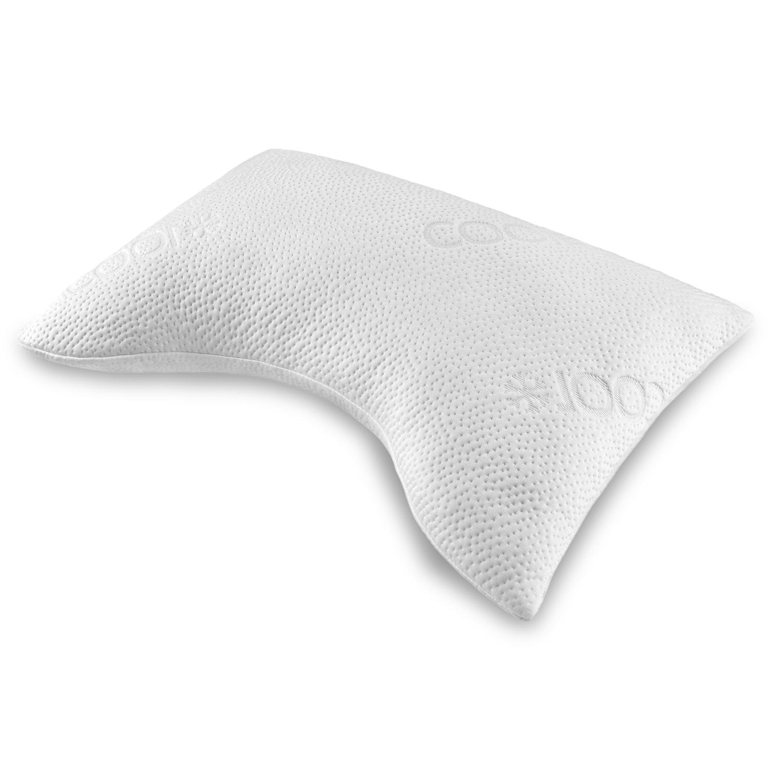 Sleezzz® Cool gel foam contour neck support pillow