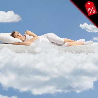 Comfort foam mattress K10 mattress 90x200 cm + CloudComfort Basic microfiber pillow 40x80 cm