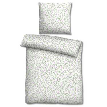 Double pack Castell cotton-linen bed linen 155 x 220 cm + 80 x 80 cm