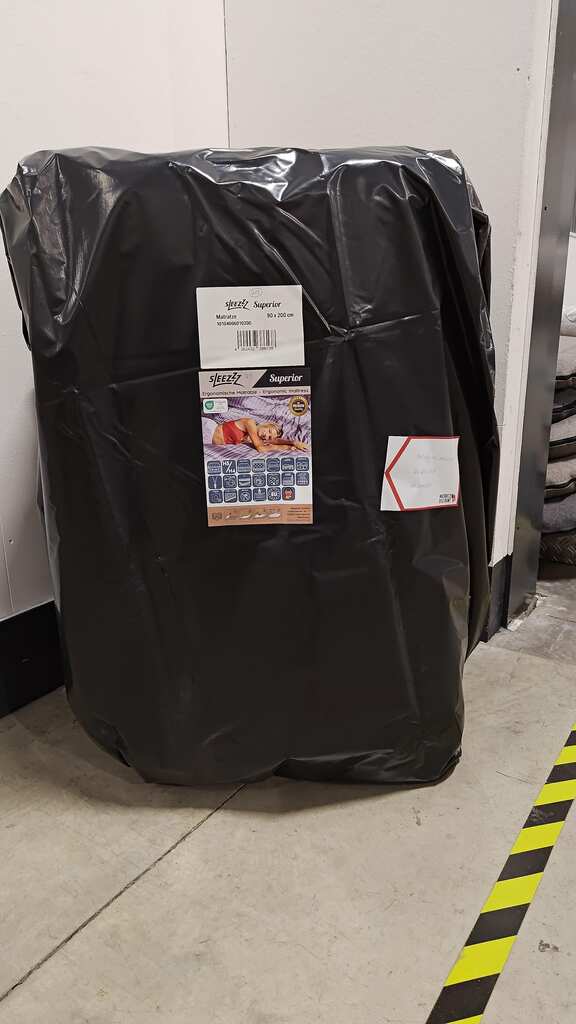 Online-Retoure 7 Zonen Matratze Sleezzz Superior 90 x 200 cm, Höhe 21 cm, Härtegrad H3/H4