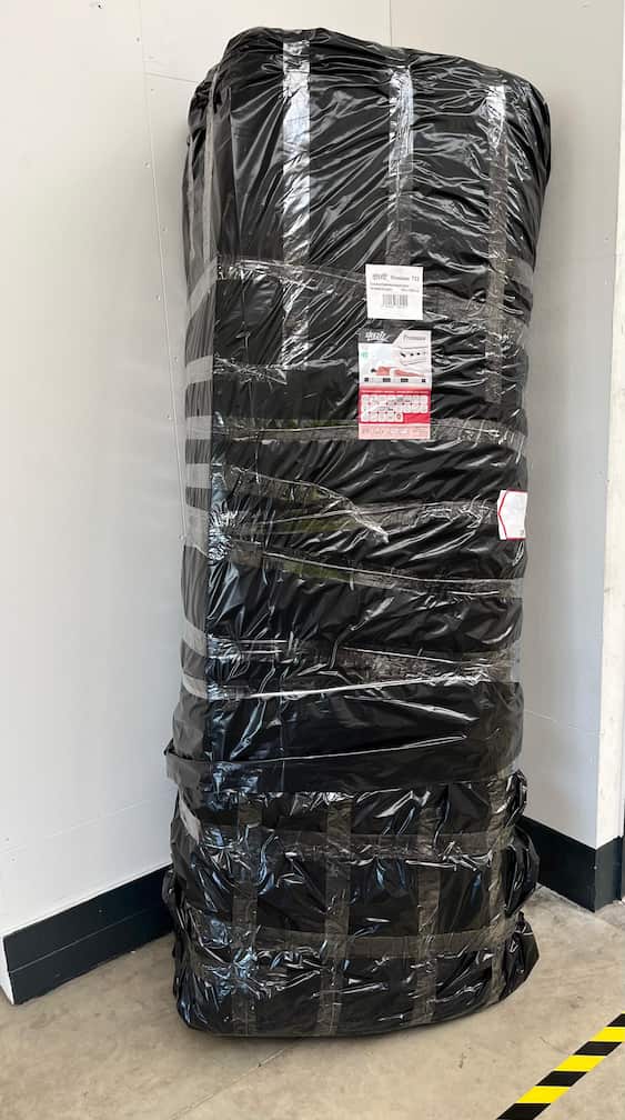 Online-Retoure 7 Zonen Taschenfederkernmatratze Sleezzz Premium 160 x 200 cm, Höhe 23 cm, Härtegrad H2/H3