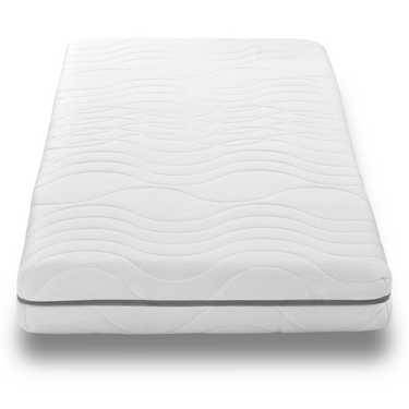 7-zone viscoelastic mattress Sleezzz Smart 90 x 200 cm, height 18 cm, firmness level H3 with air memory foam + CloudComfort Basic microfiber pillow 40 x 80 cm