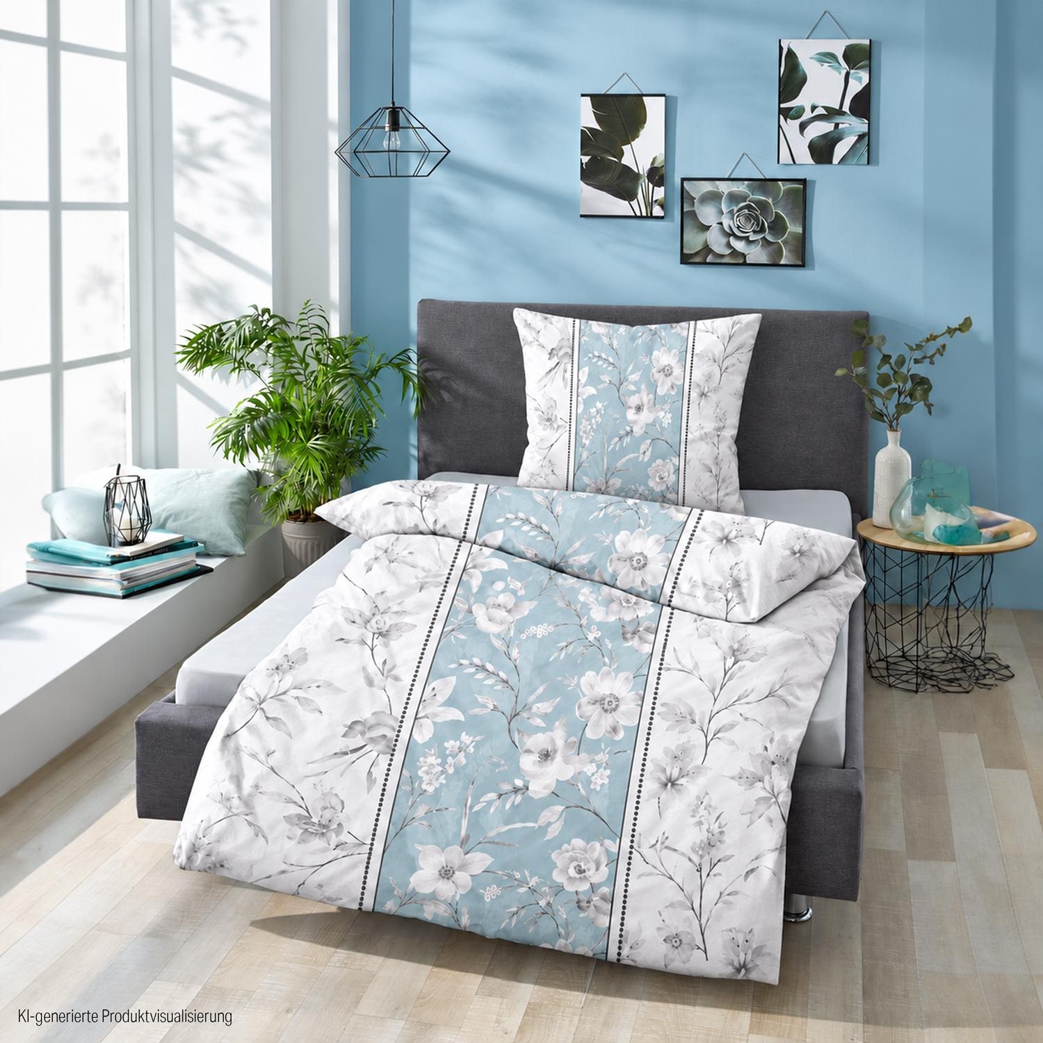 Cloud Comfort Mako-Satin Bettwäsche 135 x 200 cm + 80 x 80 cm