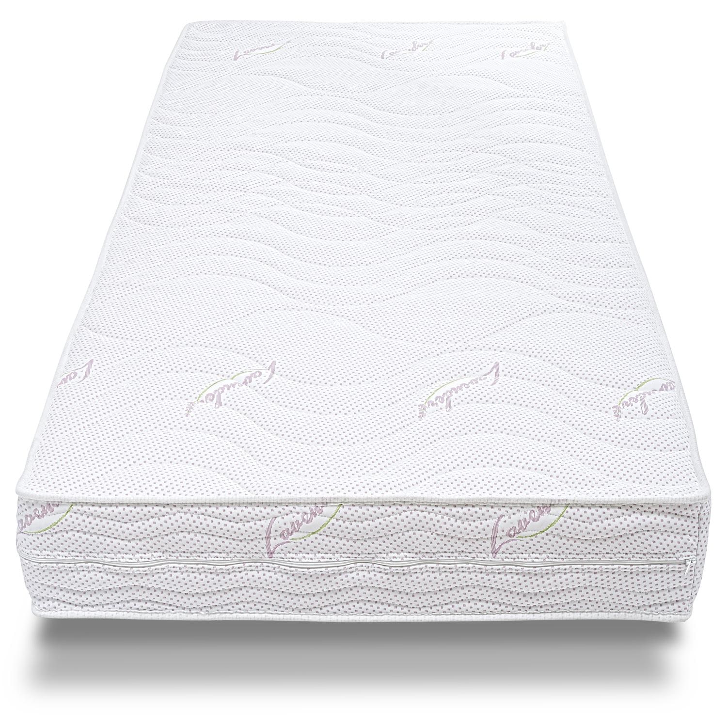 Ergonomic cold foam mattress Supportho Lavender 90 x 200 cm, height 18 cm, firmness level H2/H3