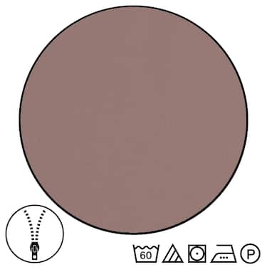 Sleezzz® Renforcé Wendebettwäsche hellbraun/weiß 135 x 200 + 80 x 80 cm