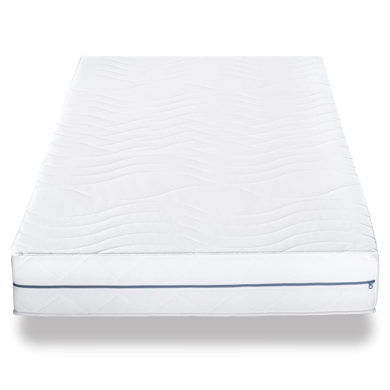 Ergonomic mattress 90x200 cm 7-zone Supportho Premium, height 18 cm, firmness level H2/H3 + mattress topper / mattress topper 90 x 200 cm