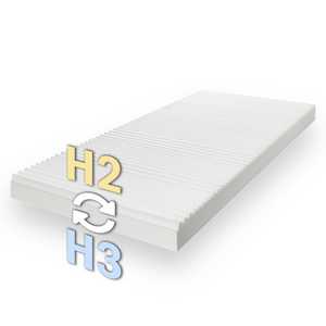 Online return cold foam mattress K16 / 90 x 200 cm / H2 + H3 / 16 cm high