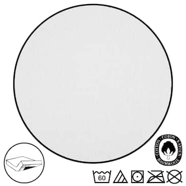 Pacote surpresa com 10 lençóis de jersey com elástico 180 x 190 - 200 x 200 cm